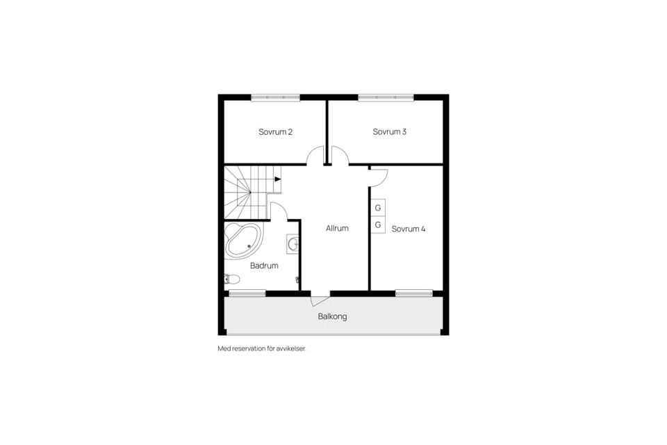 Radhus, Tallsoppsvägen 22, Ekeby-Almby, Örebro