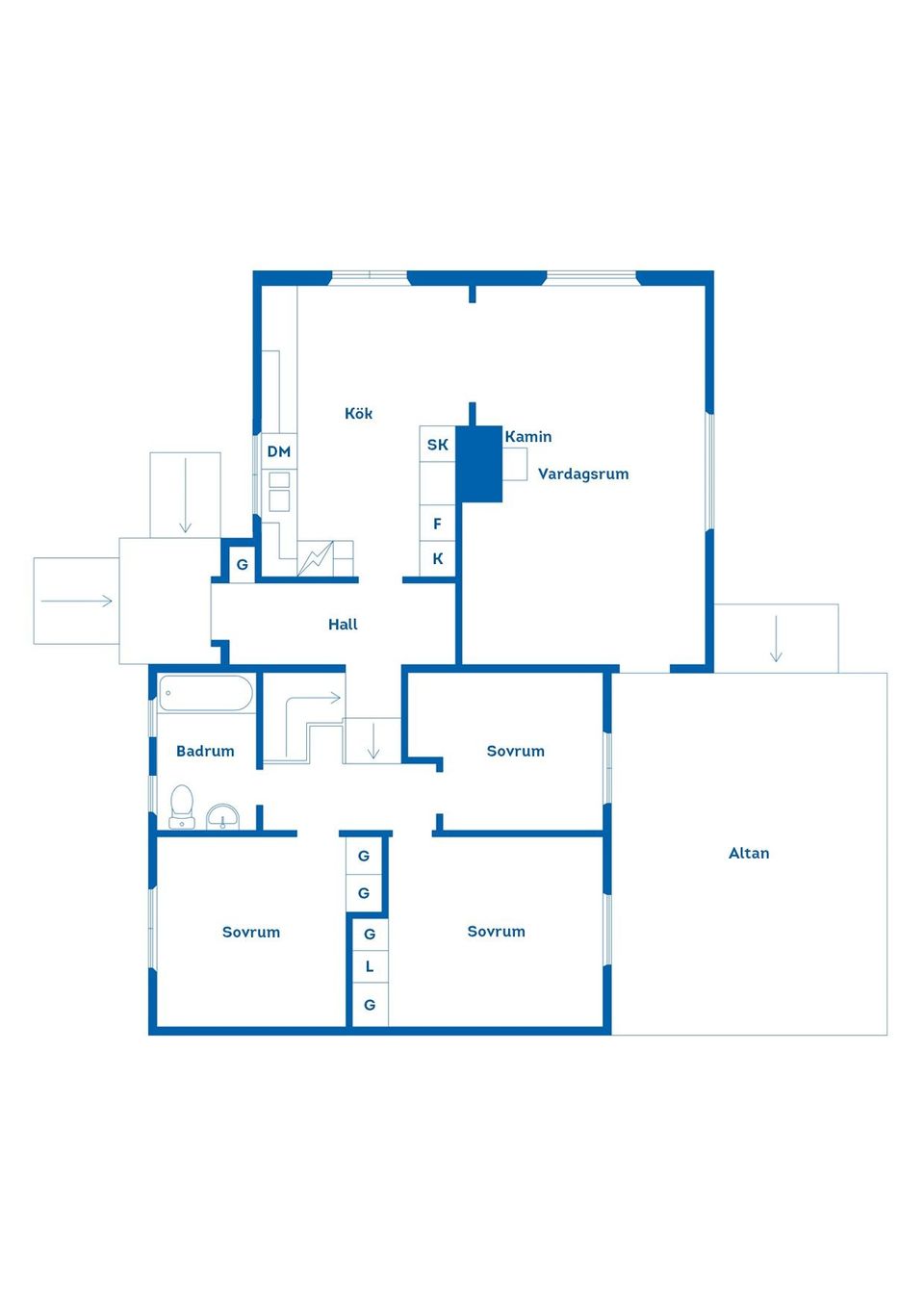 Villa, Höglandsvägen 37, Bondsjöhöjden, Härnösand