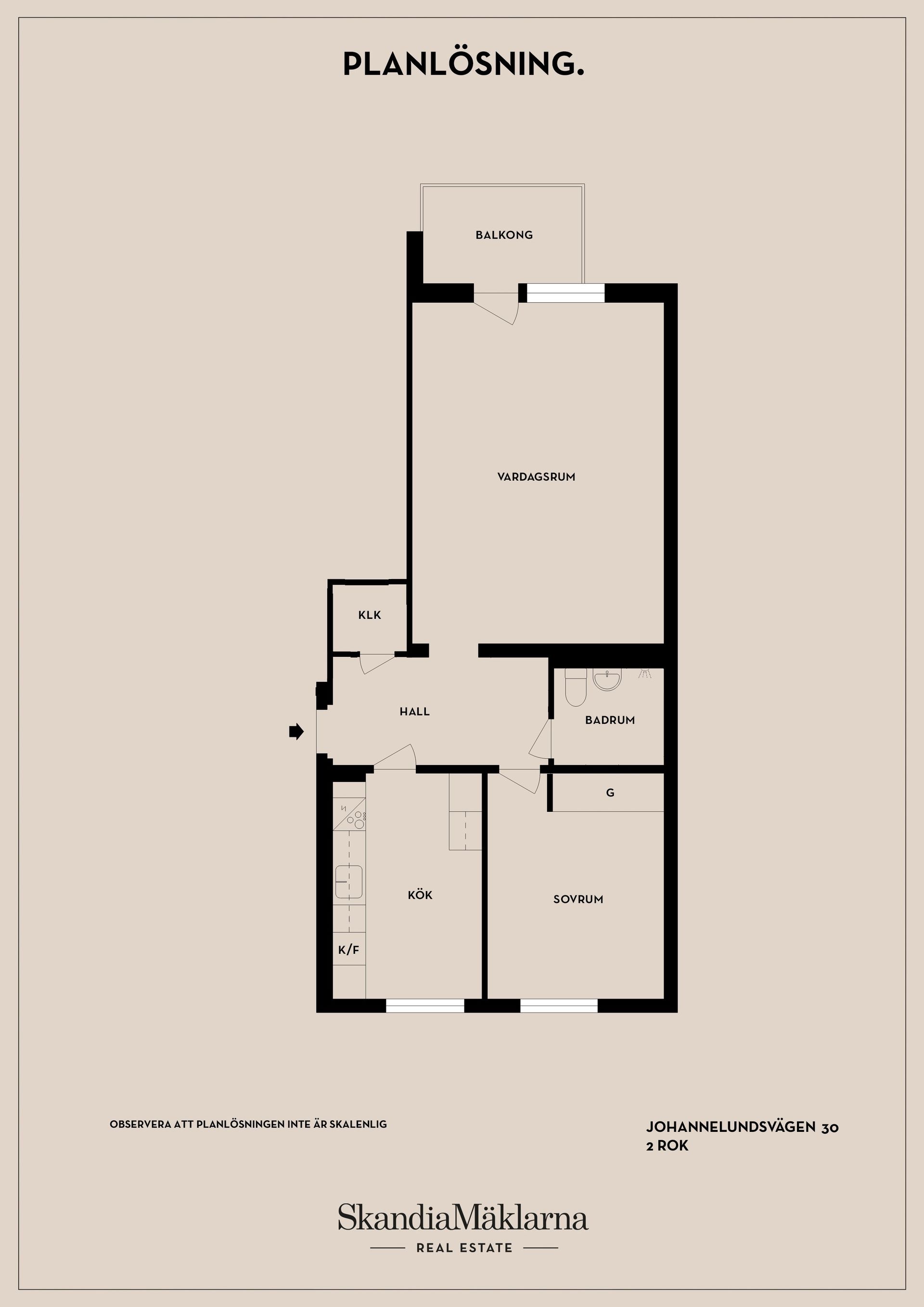Bostadsrätt, Johannelundsvägen 30, Sundby, Stockholm