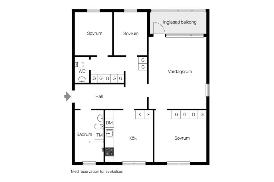 Bostadsrätt, Utgårdsvägen 33, 1/2 trapp, Centrala Handen, Haninge