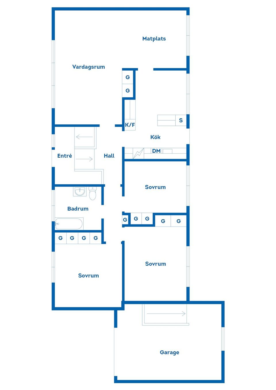 Villa, Tre hällars väg 8, Kristineberg, Oskarshamn
