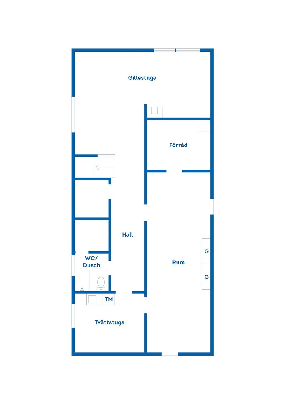 Villa, Tre hällars väg 8, Kristineberg, Oskarshamn