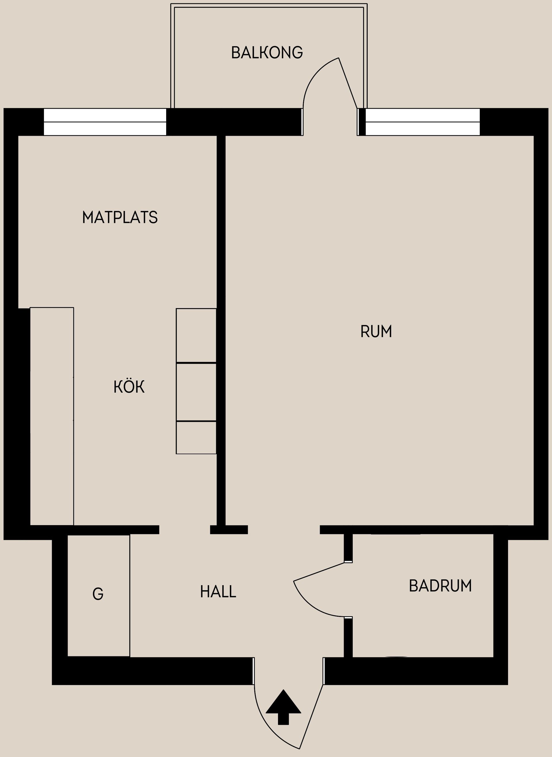Bostadsrätt, Grundbogatan 5C, Sandviken
