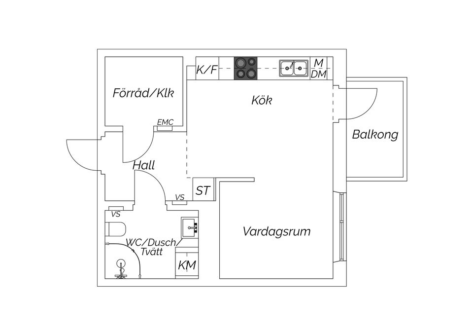 Bostadsrätt, Grafiska vägen 4A, Almedal, Göteborg
