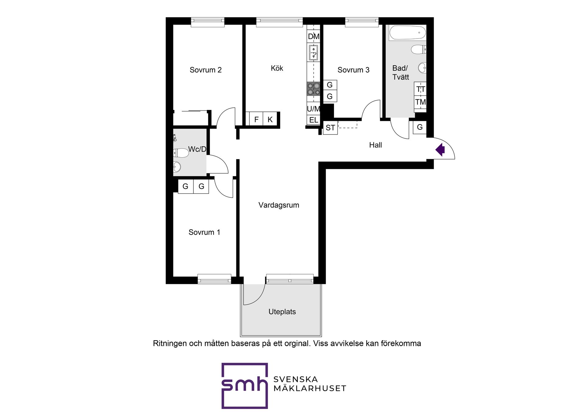 Bostadsrätt, Alpvägen 21, Bromma / Mariehäll, Stockholm