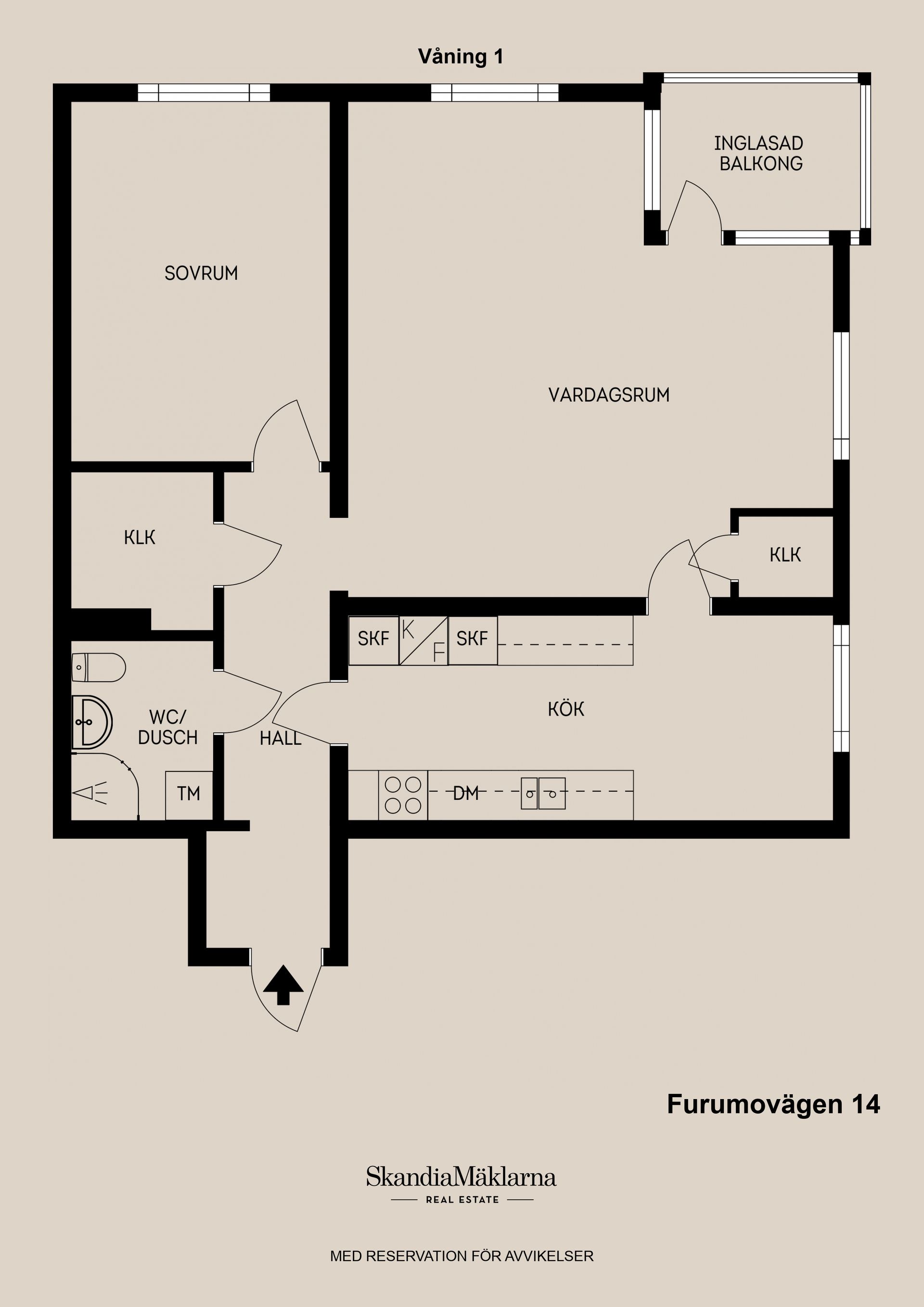 Bostadsrätt, Furumovägen 14, Stigslund, Gävle