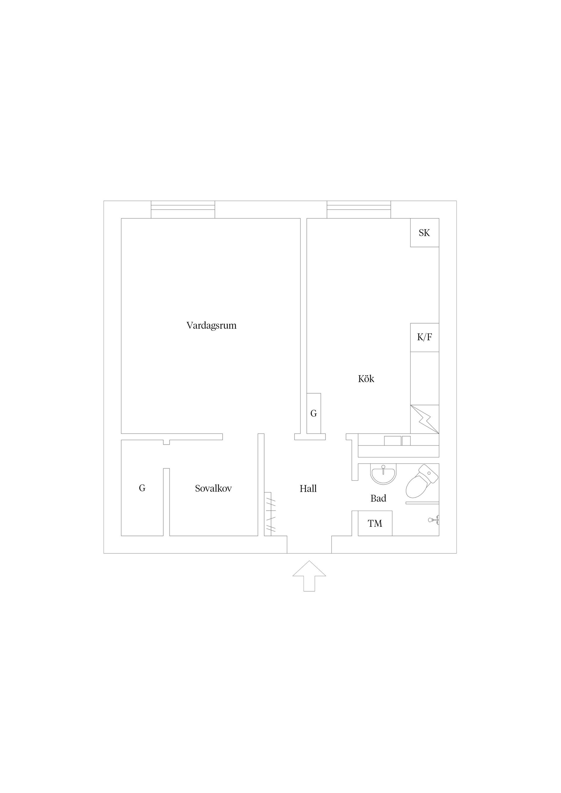 Bostadsrätt, Väderkvarnsgatan 54C, Fålhagen, Uppsala