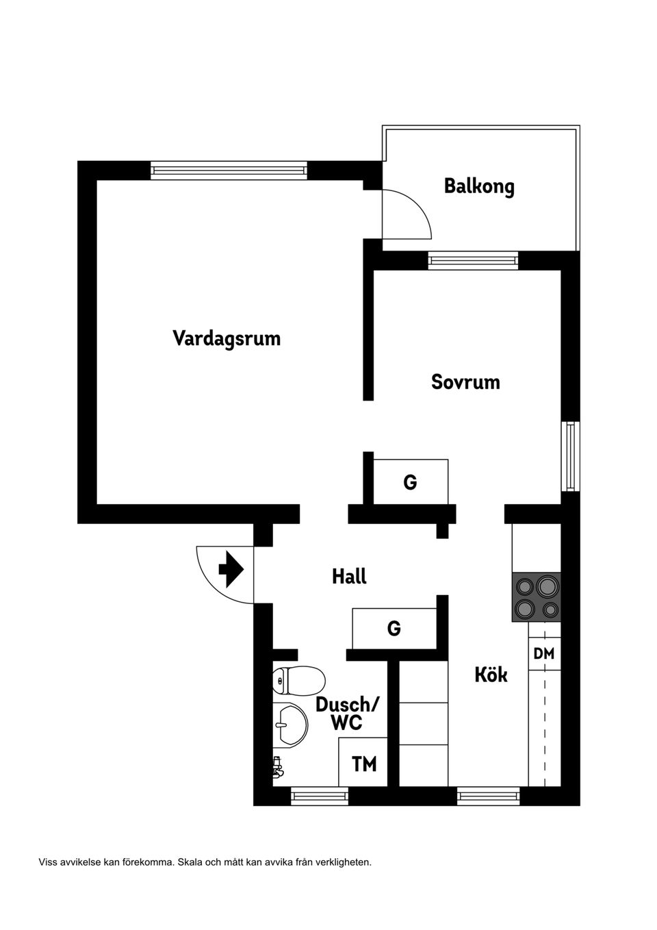 Bostadsrätt, Trumpetaregatan 13A, Centralt Väster, Örebro