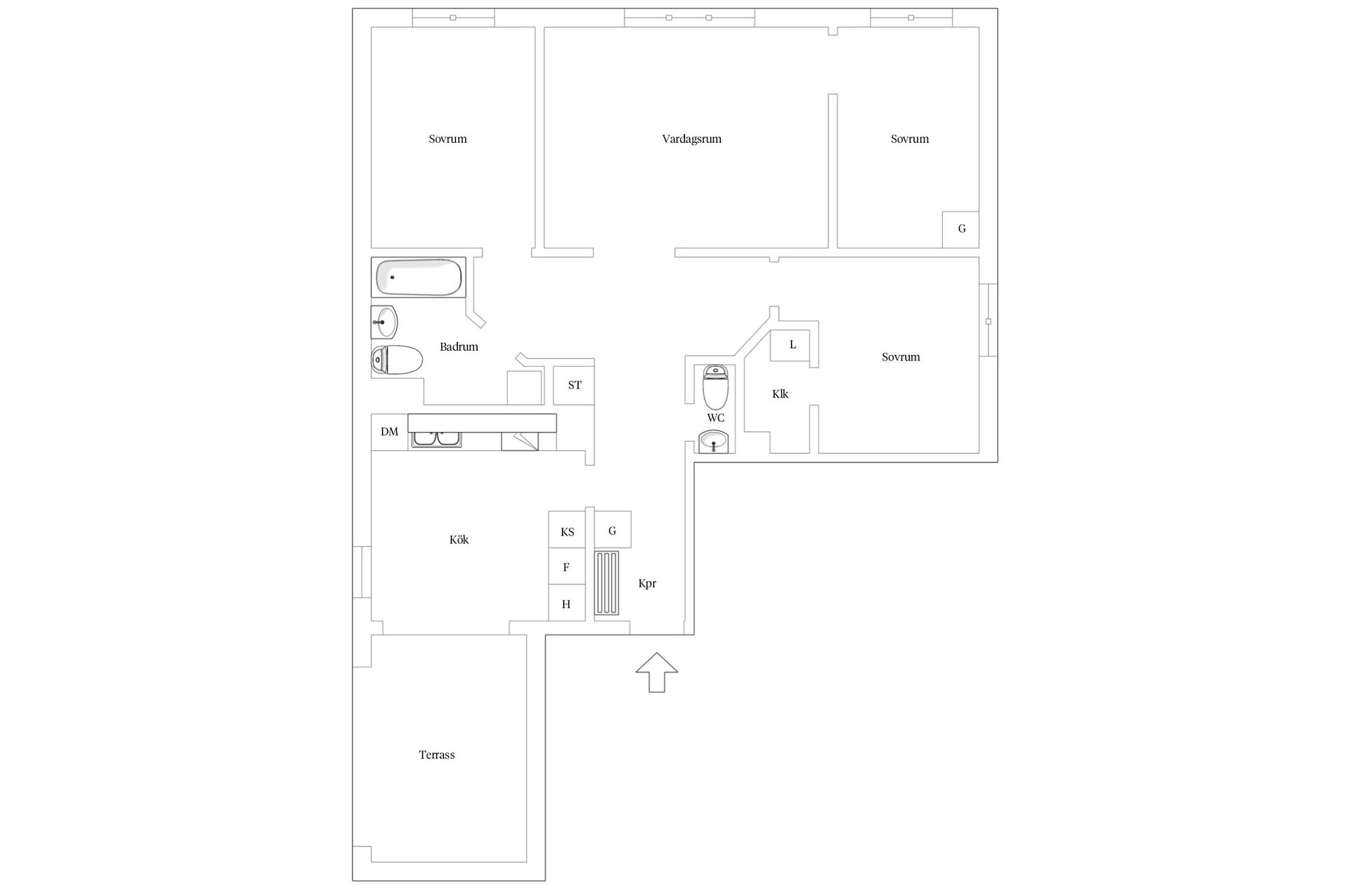 Bostadsrätt, Stora Norregatan 58, Landskrona - Centrum, Landskrona