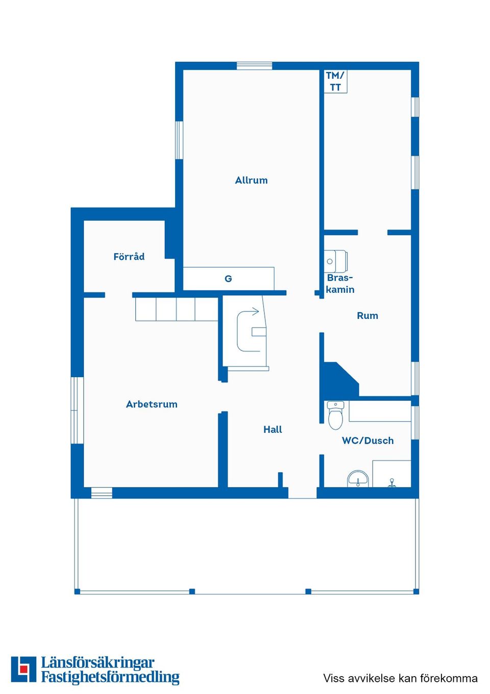 Villa, Gunnars väg 6, Hällingsjö, Mark