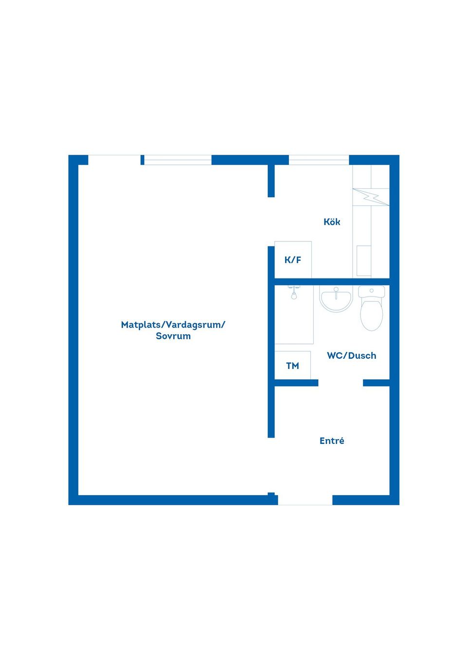 Bostadsrätt, Fleminggatan 27A, Södertull, Gävle