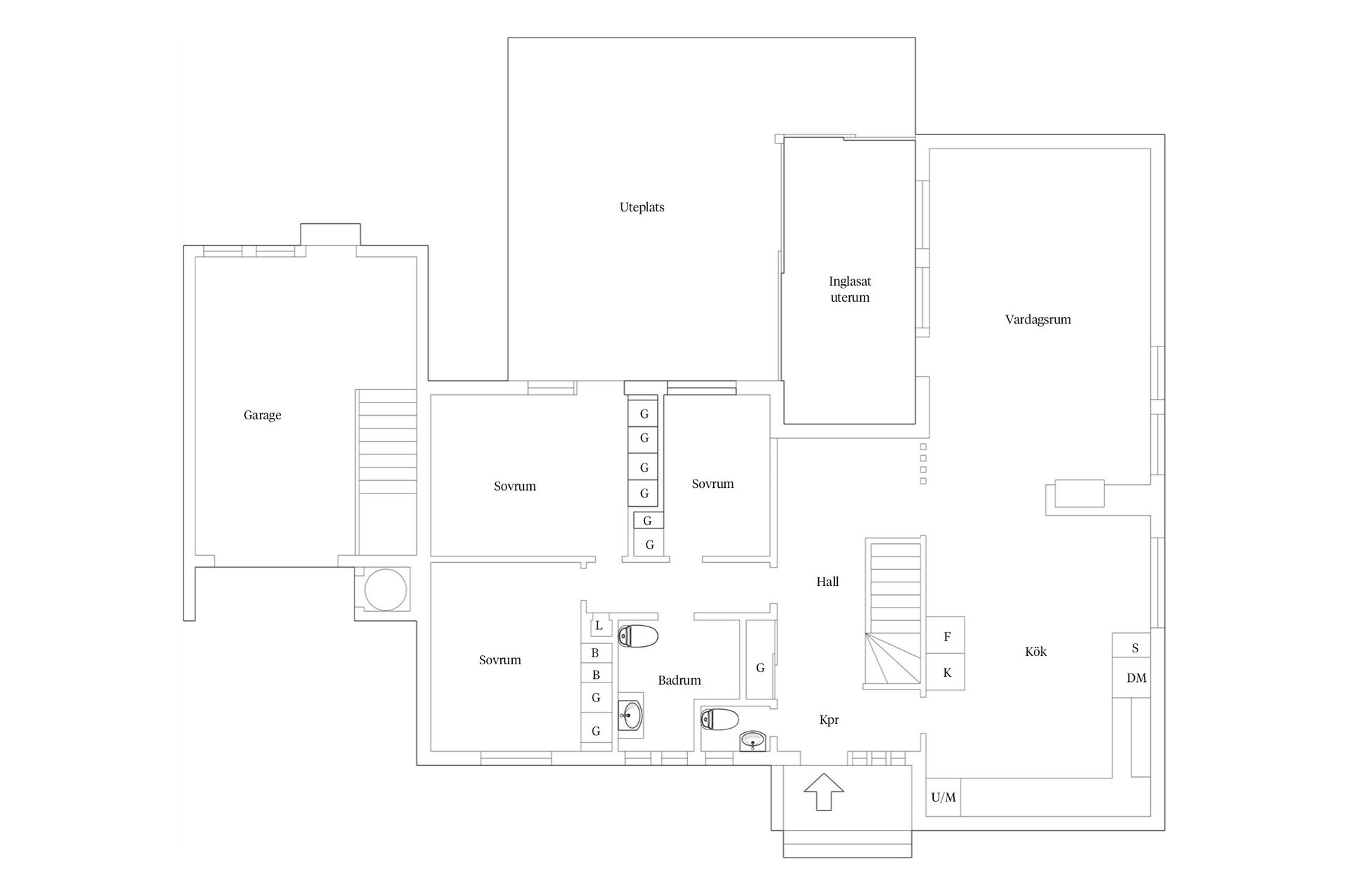 Villa, Skogstorpsvägen 15, Hov, Växjö