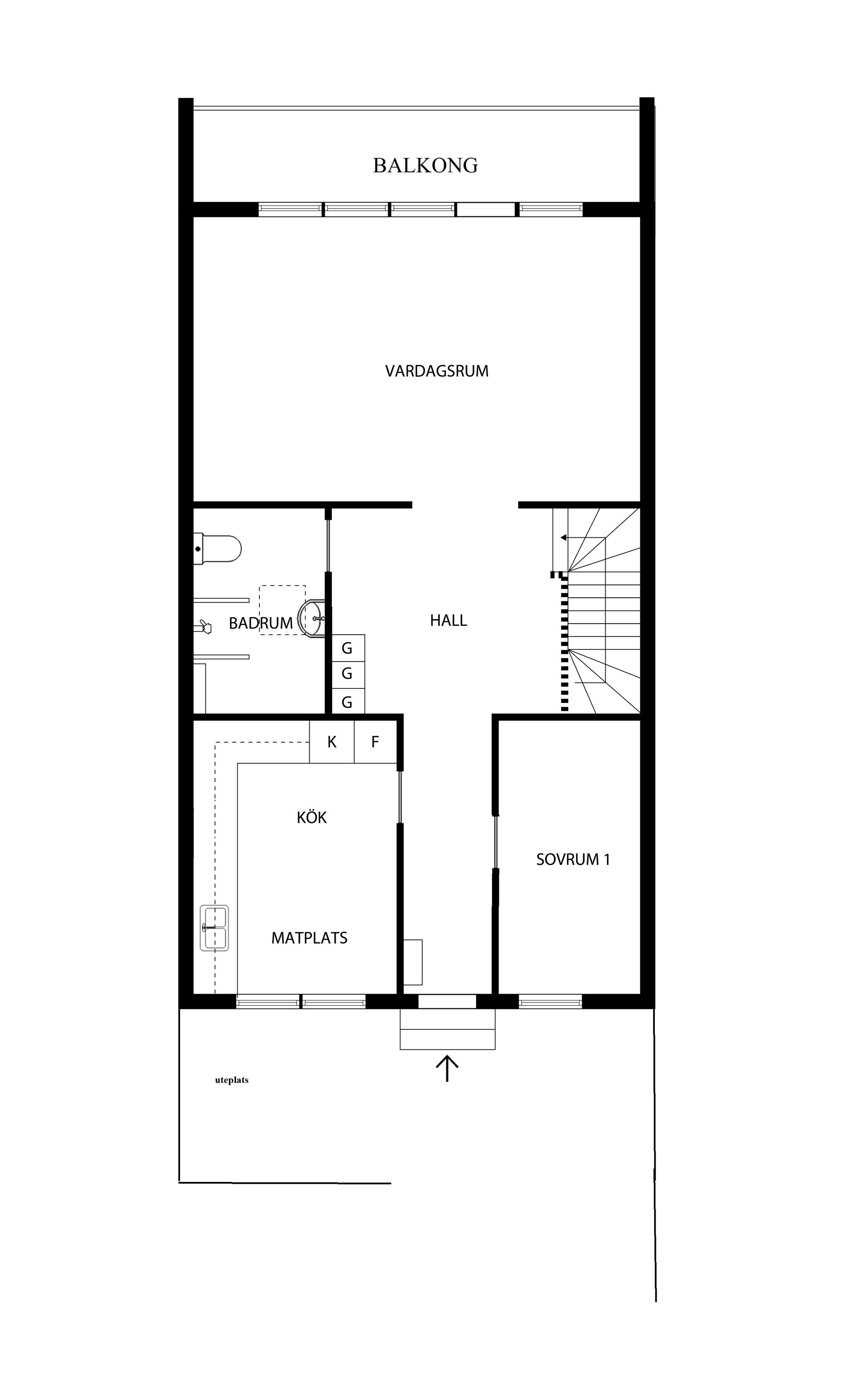 Villa, Radhus, Malmvägen 101, Segeltorp, Huddinge