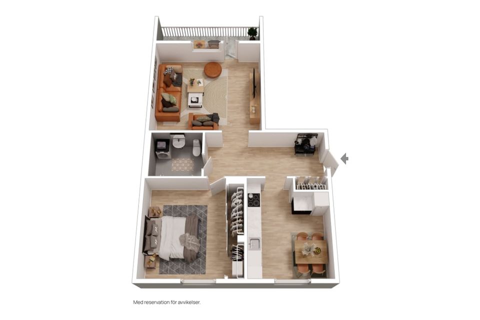 Bostadsrätt, Kungsängsgatan 5B, Centrum, Sala