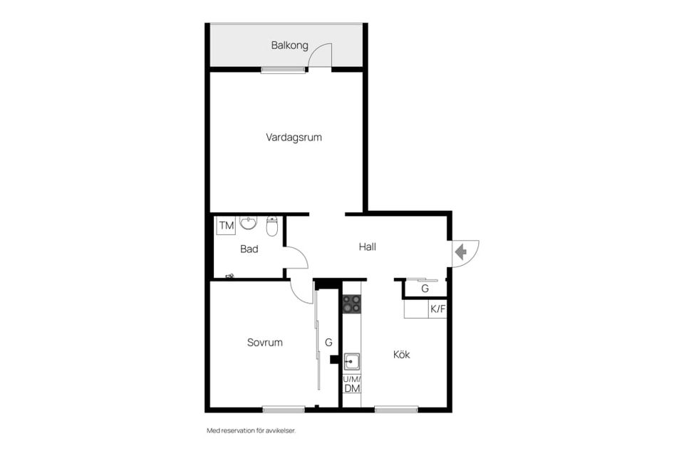Bostadsrätt, Kungsängsgatan 5B, Centrum, Sala