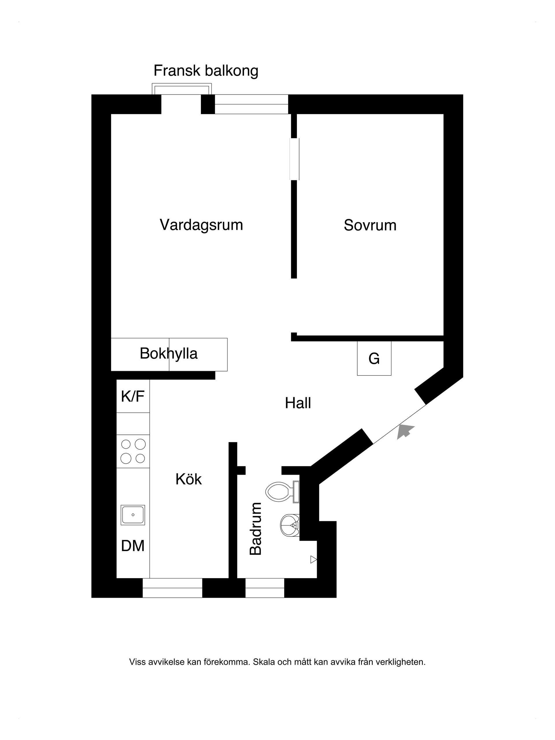 Bostadsrätt, Fredrikslundsvägen 7, Abrahamsberg / Åkeslund, Stockholm