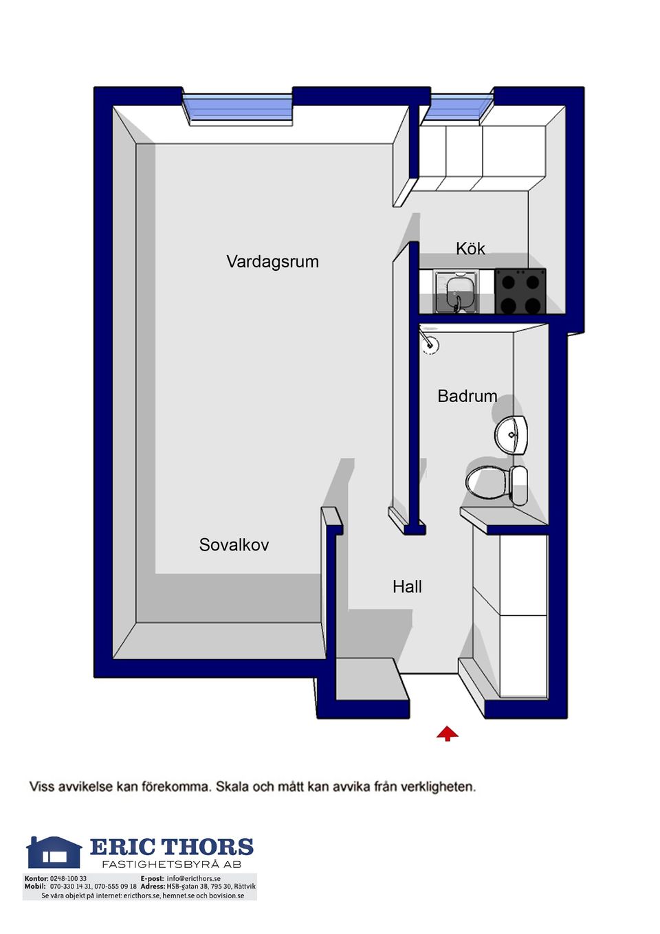 Bostadsrätt, Stiernhööksgatan 3A, Centrum, Rättvik