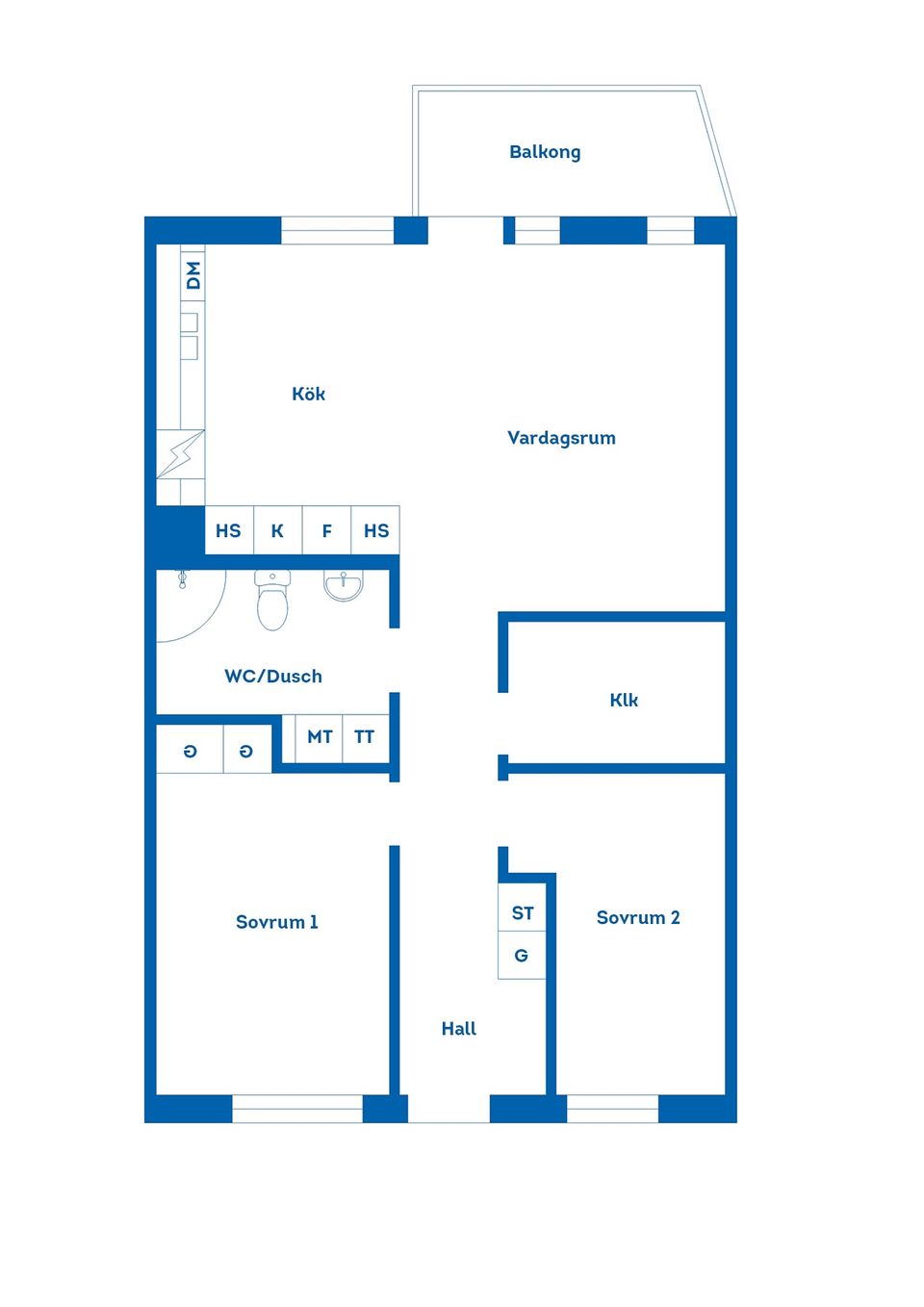 Bostadsrätt, Södra Kungsgatan 55C, Södertull, Gävle