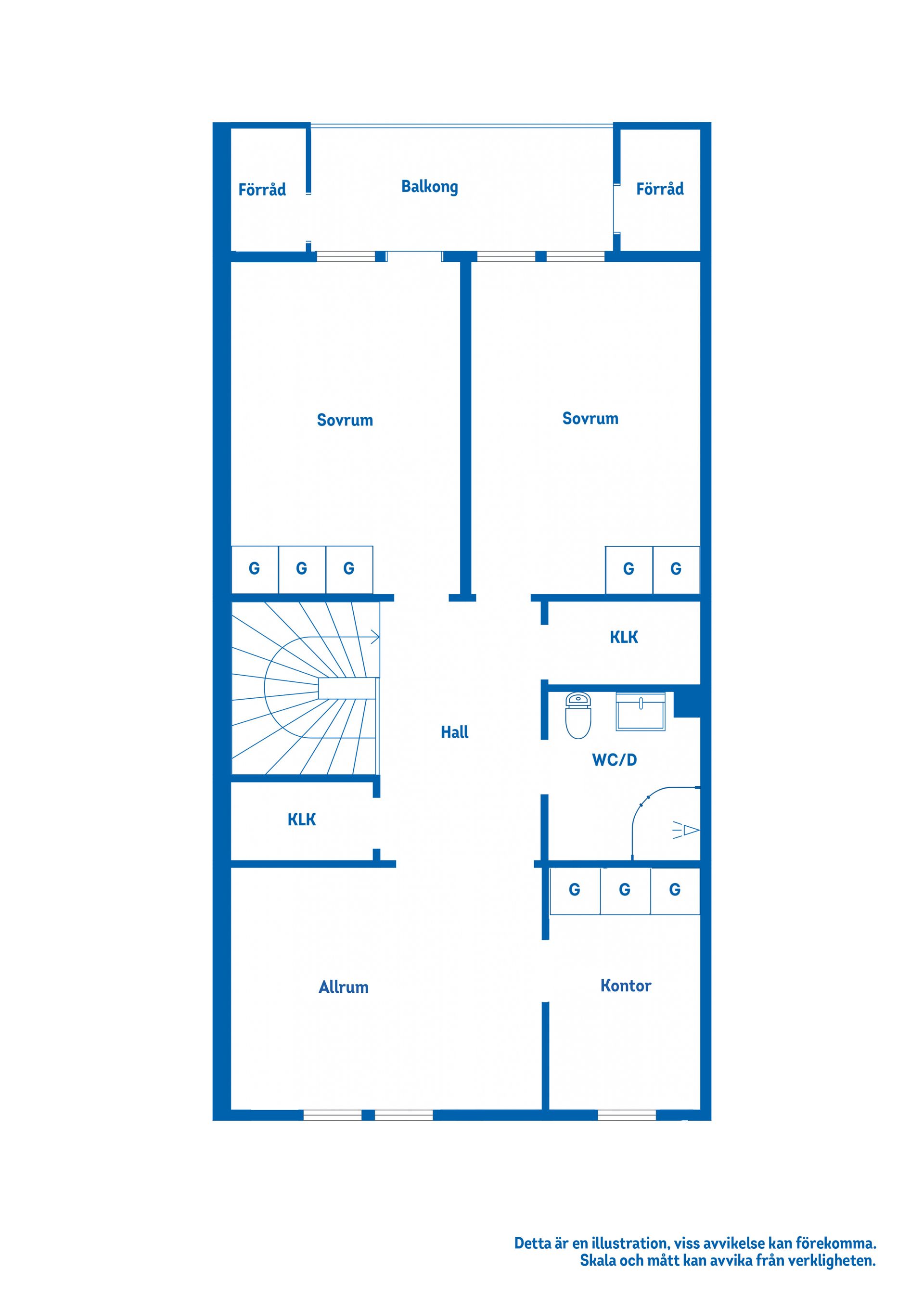 Villa, Radhus, Blomstervägen 8B, Katrineholm Nävertorp, Katrineholm