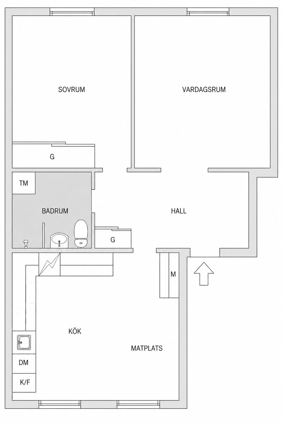 Bostadsrätt, Fabriksgatan 4A, Krokslätt, Mölndal