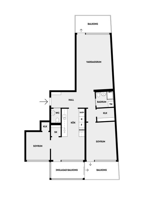 Bostadsrätt, Grindtorpsvägen 1, 7tr, Grindtorp, Täby