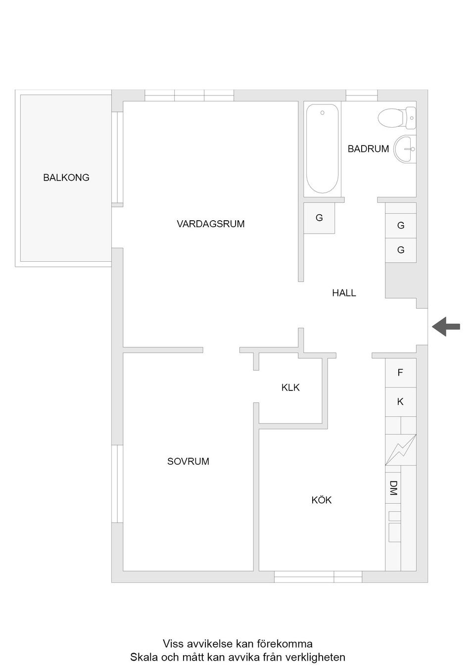Bostadsrätt, Fannagatan 34D, Enköping