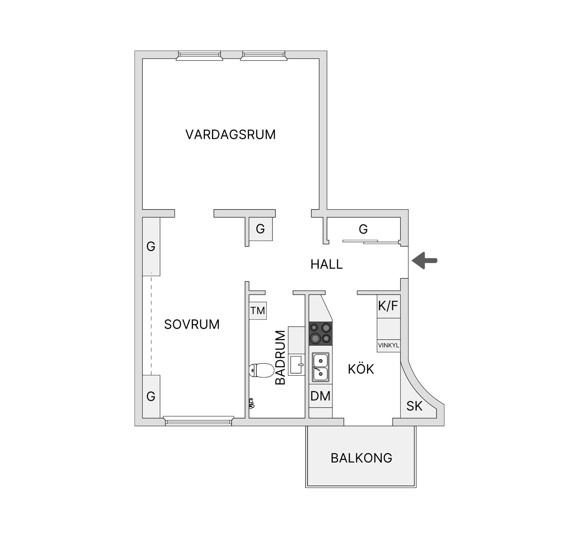Bostadsrätt, Gästrikegatan 5A, 3tr ö.g., Vasastan Odenplan Sankt Eriksplan, Stockholm