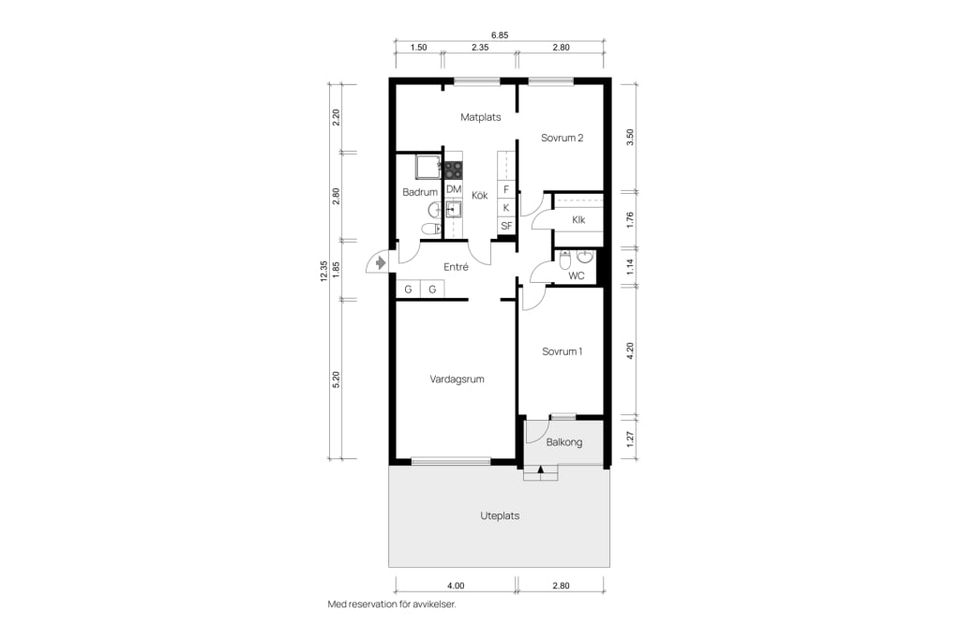 Bostadsrätt, Broängsvägen 2, Södra Sävedalen, Partille