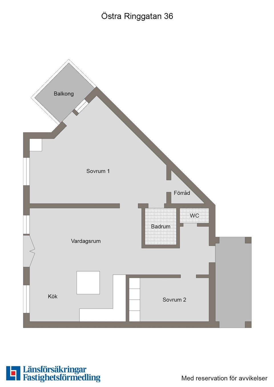 Bostadsrätt, Östra Ringgatan 36, Centrum, Enköping