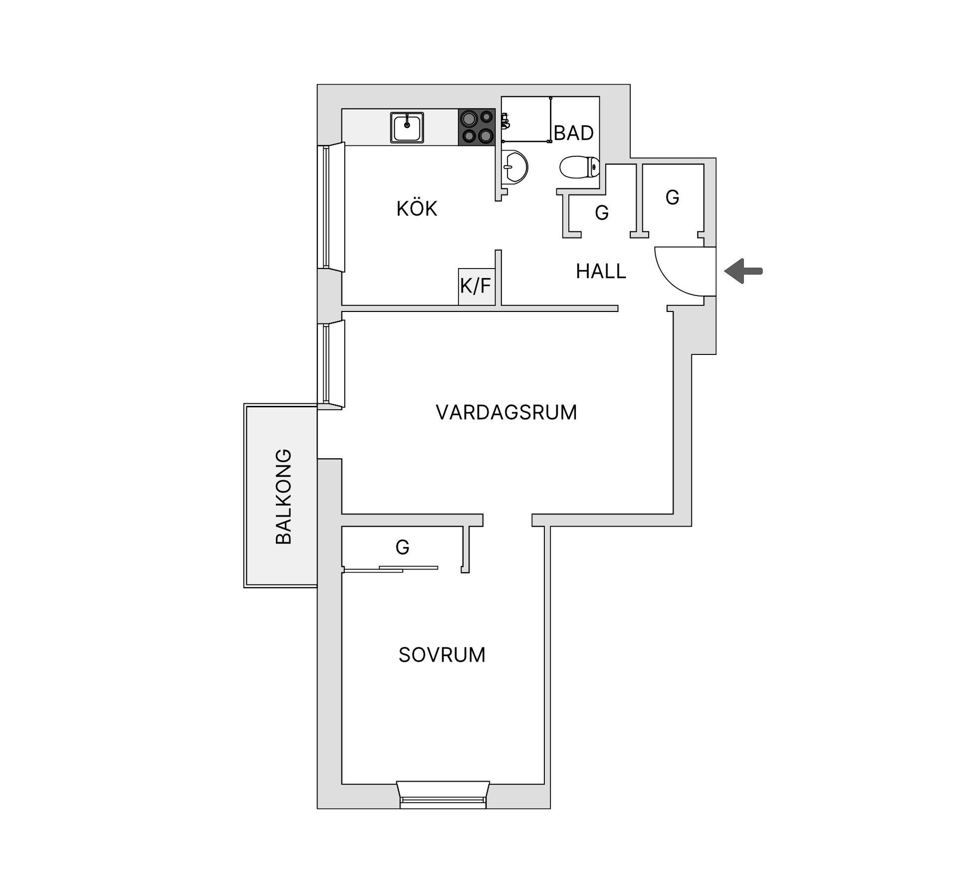 Bostadsrätt, Ellstorpsgatan 3E, Ellstorp, Malmö