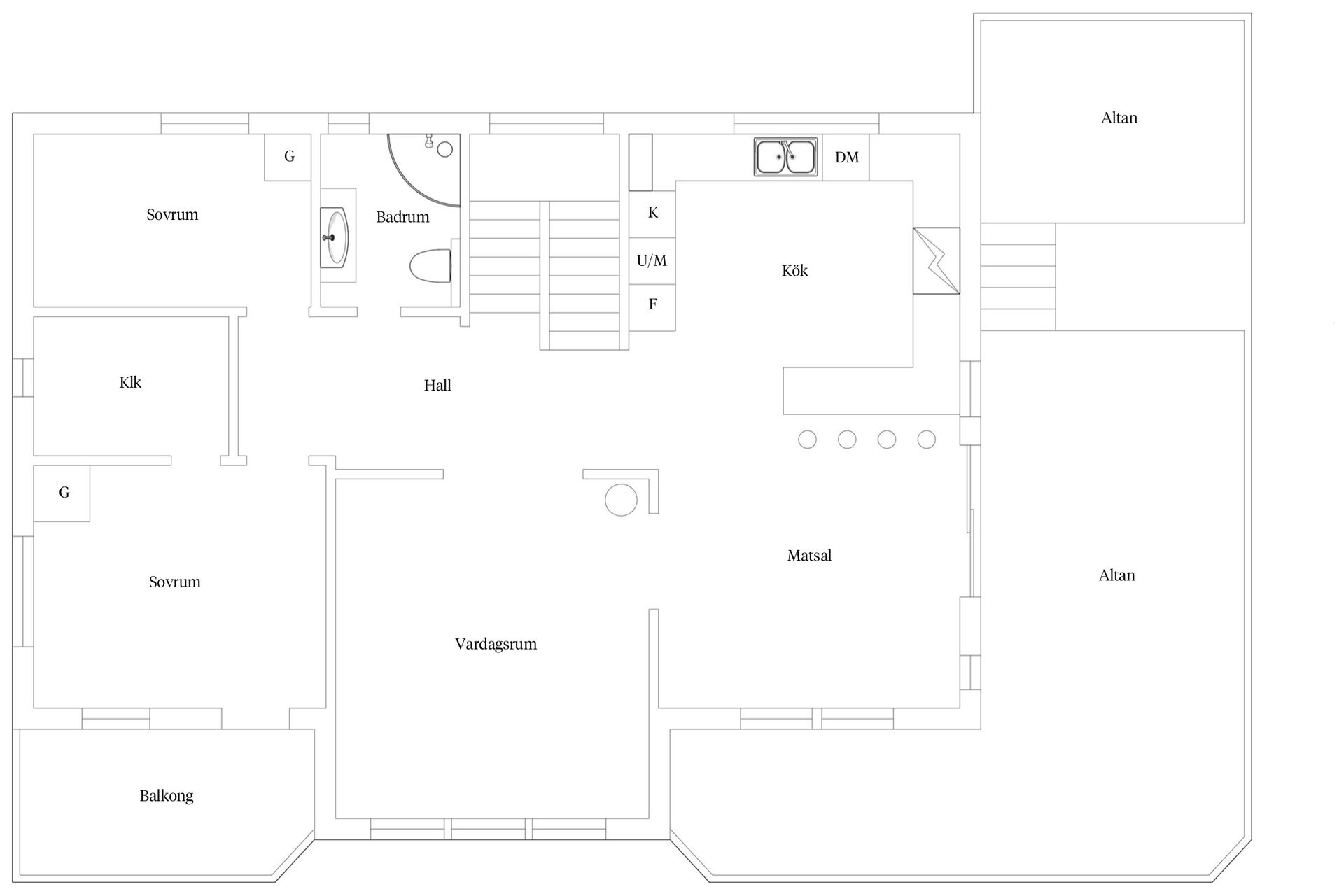 Villa, Astrakangatan 10, Gränna, Jönköping