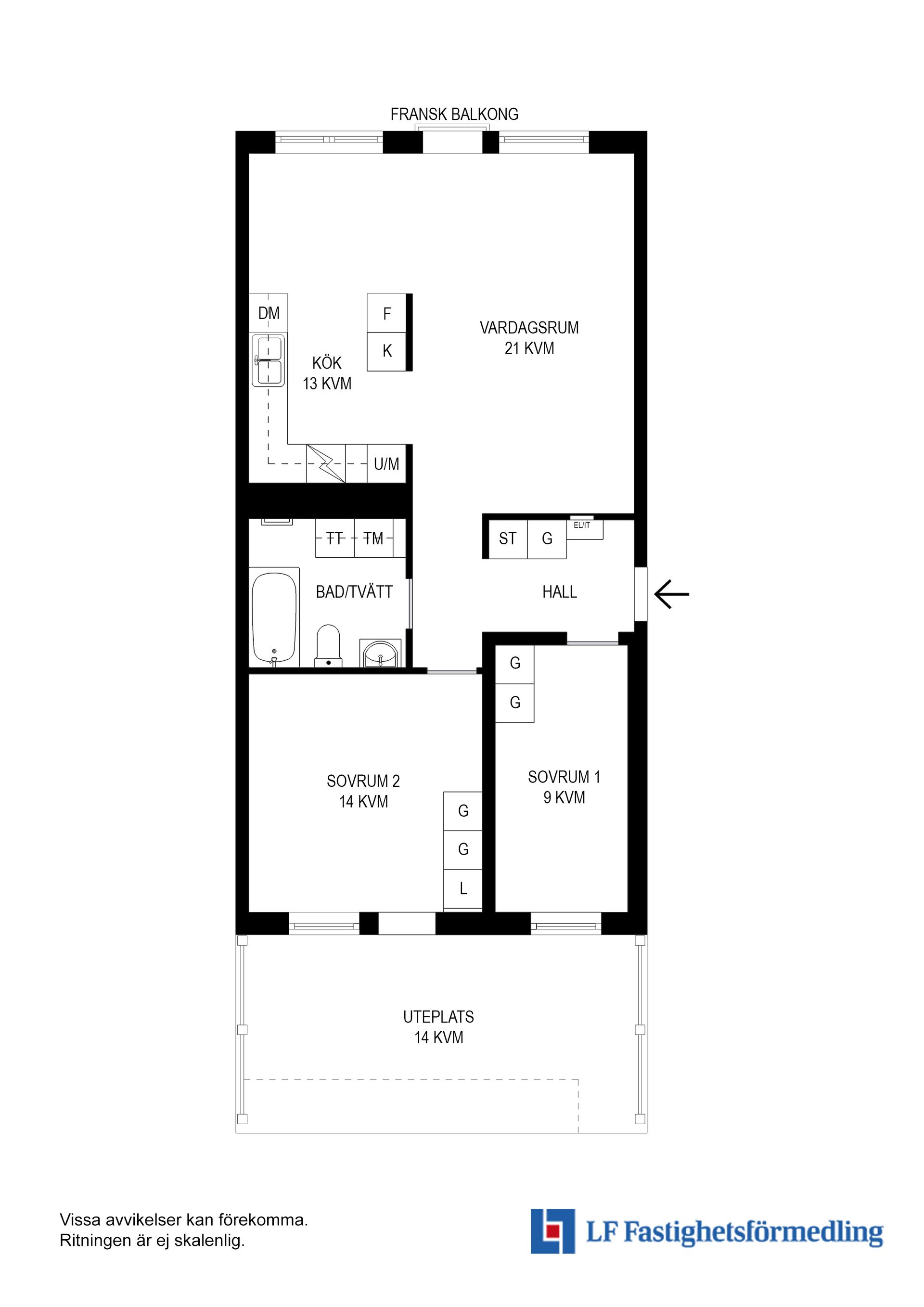Bostadsrätt, Sollentunavägen 132G, Sollentuna Centrum, Sollentuna