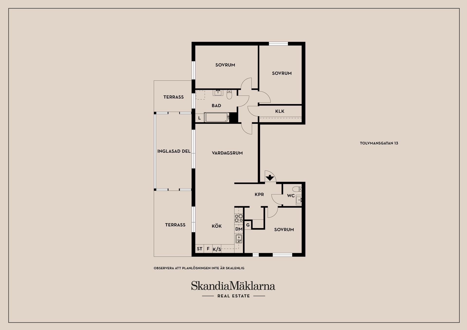 Bostadsrätt, Tolvmansgatan 13, Hagaborg, Karlstad