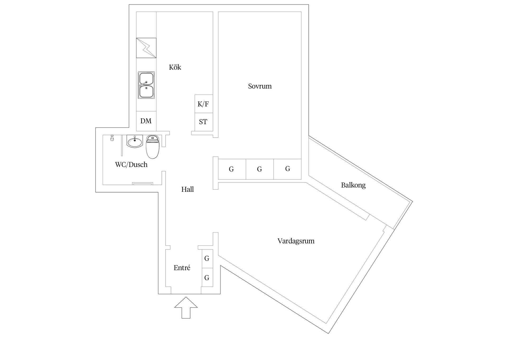 Bostadsrätt, Fjällstigen 51, Tullen, Borås