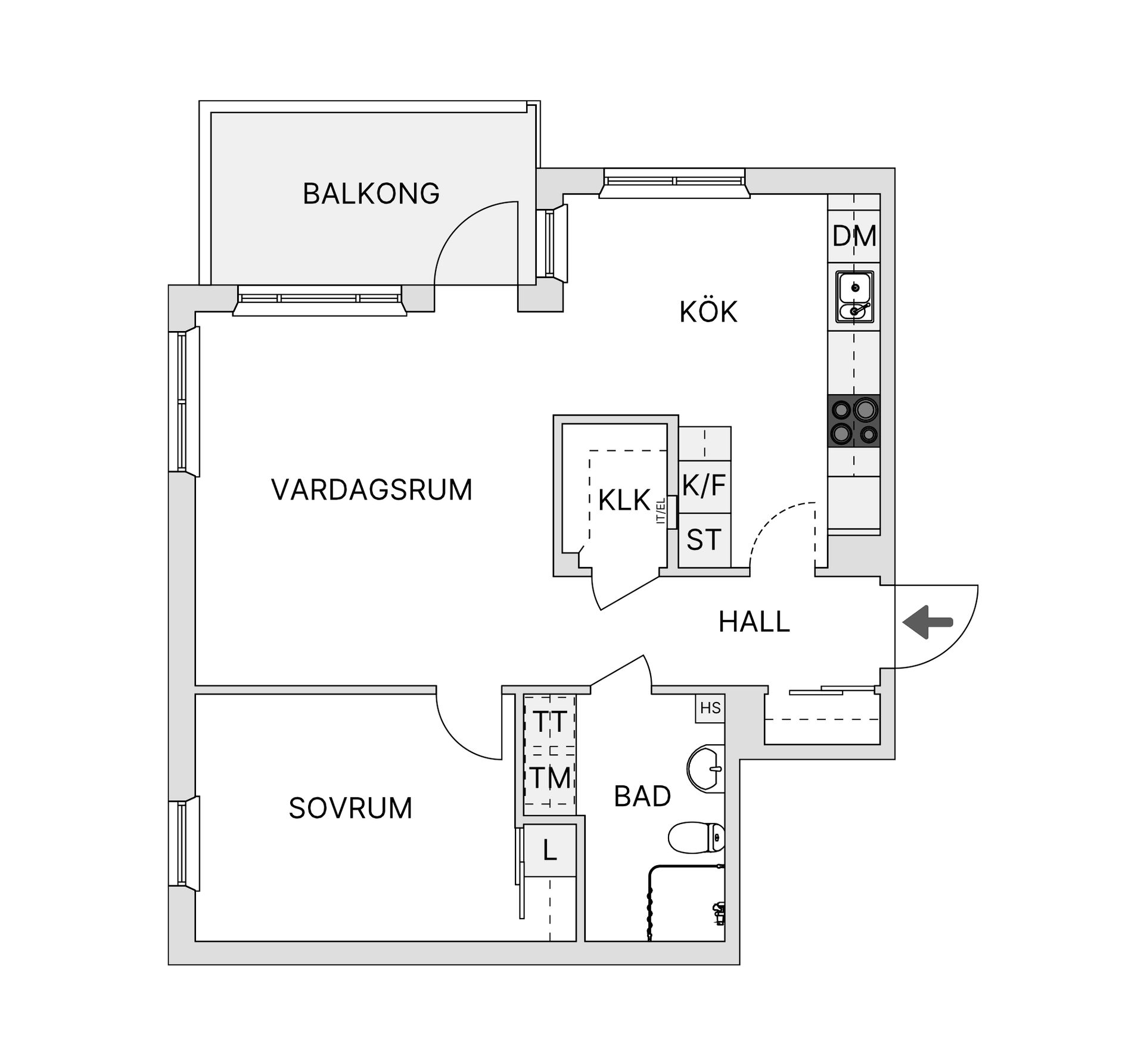 Bostadsrätt, Torngatan 6, Kapellgärdet, Uppsala