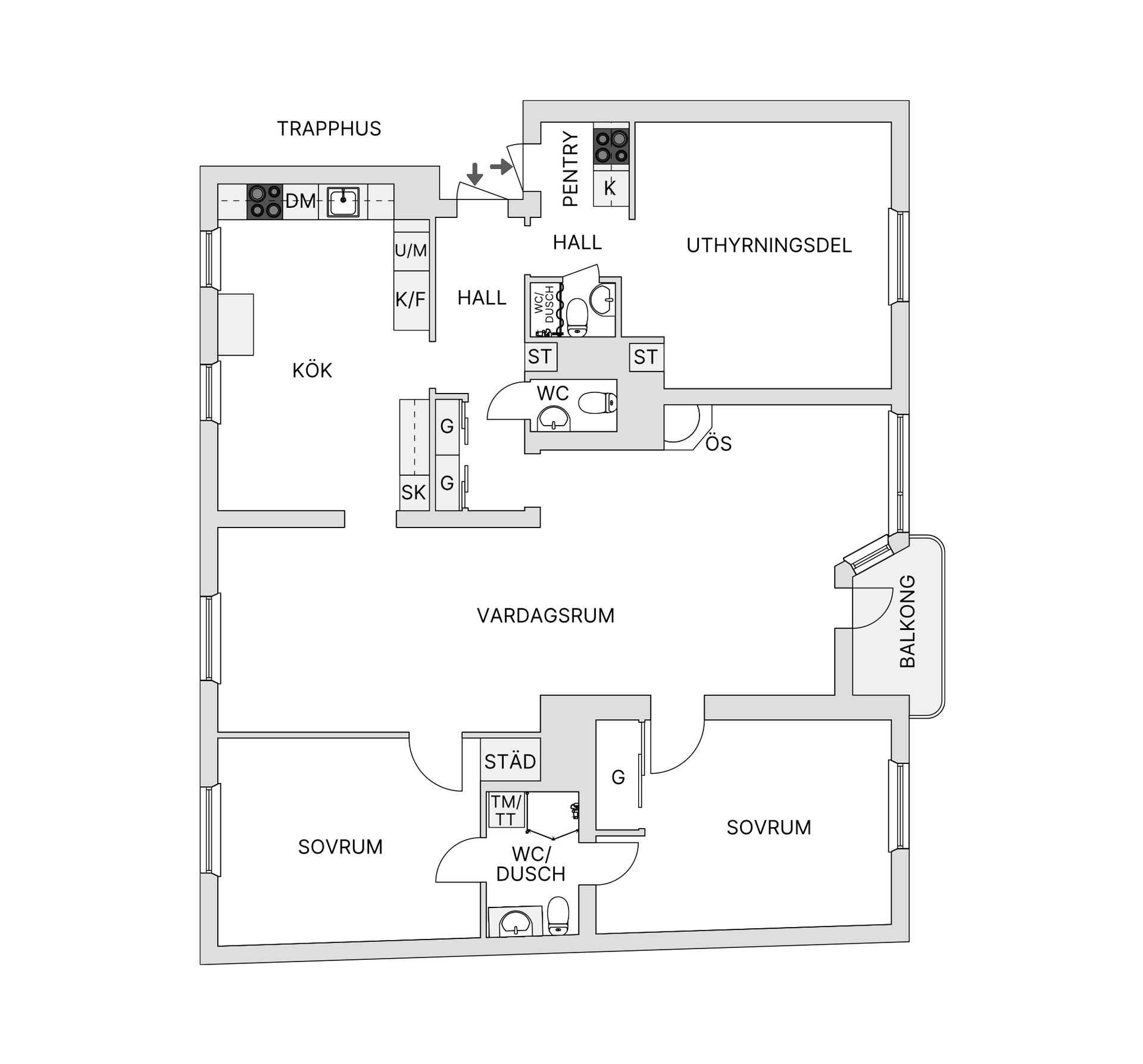 Bostadsrätt, Götgatan 22B, Luthagen, Uppsala
