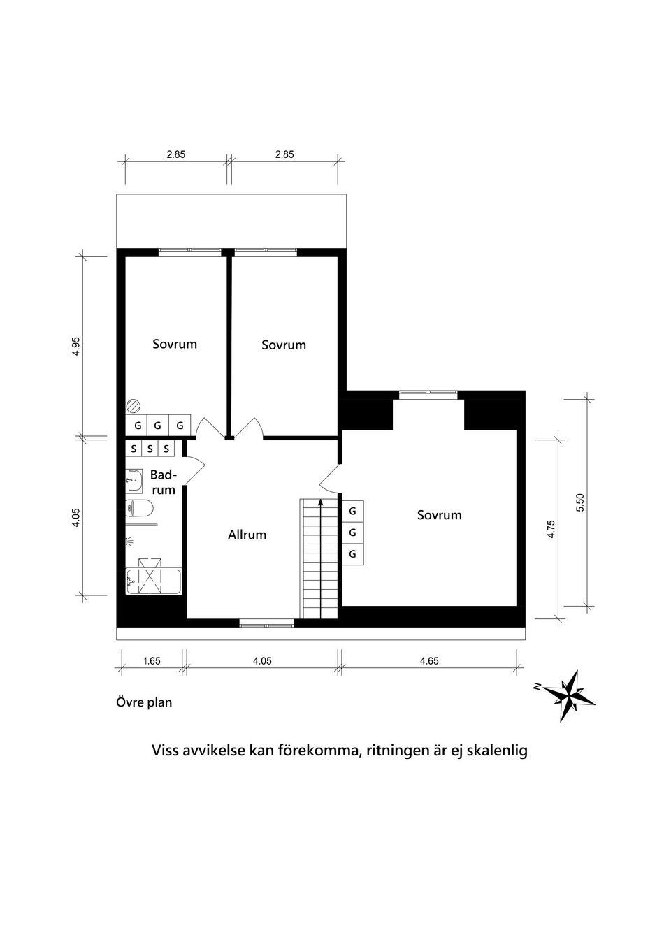 Villa, Radhus, Mantalsvägen 3, Furulund, Partille