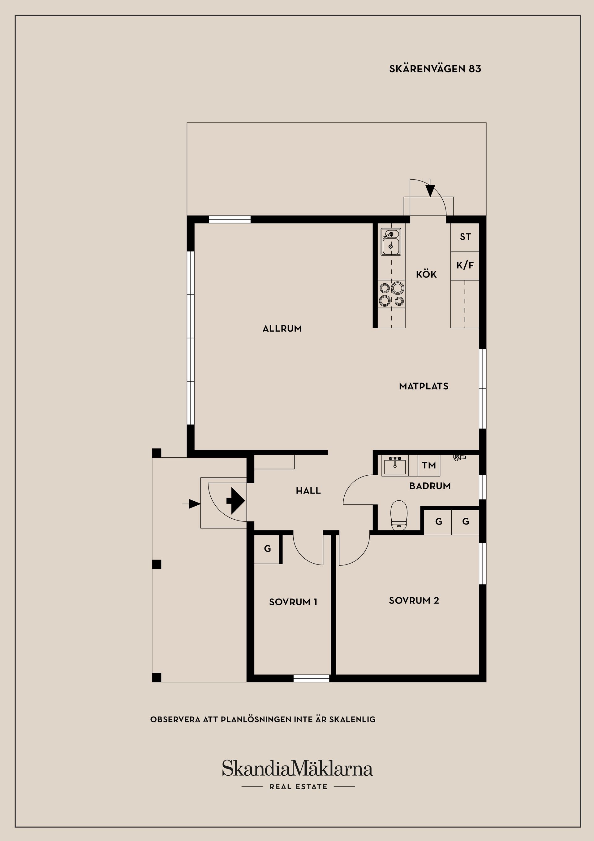 Villa, Skärenvägen 83, Älgeby, Vallentuna