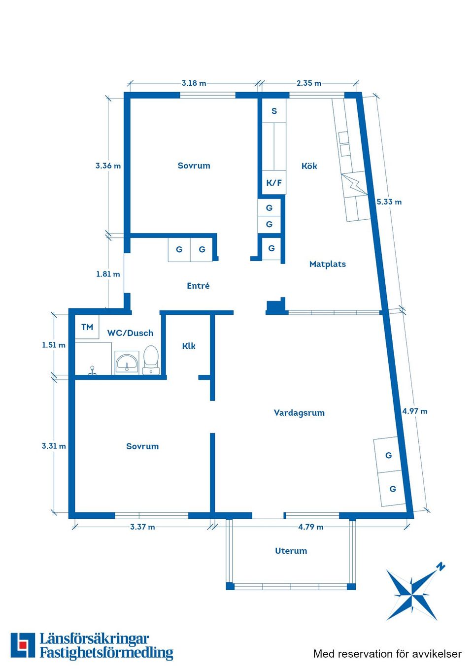 Bostadsrätt, Vinnerstadsvägen 17C, Dunteberget, Motala