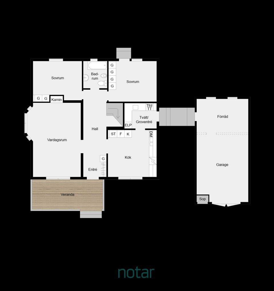 Villa, Murkelvägen 10, Hammarö