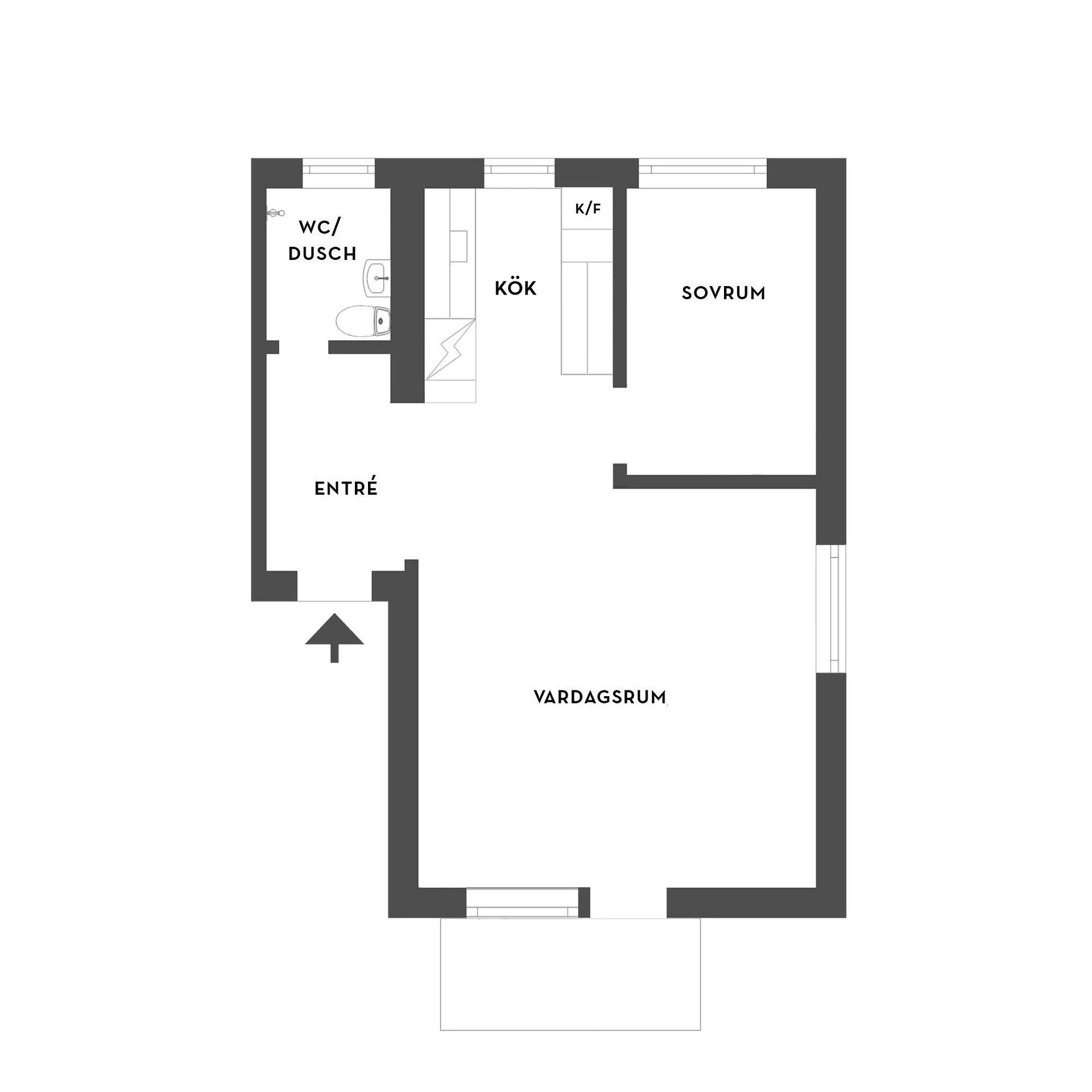 Bostadsrätt, Tingstugatan 33B, Tingstugatan, Strängnäs