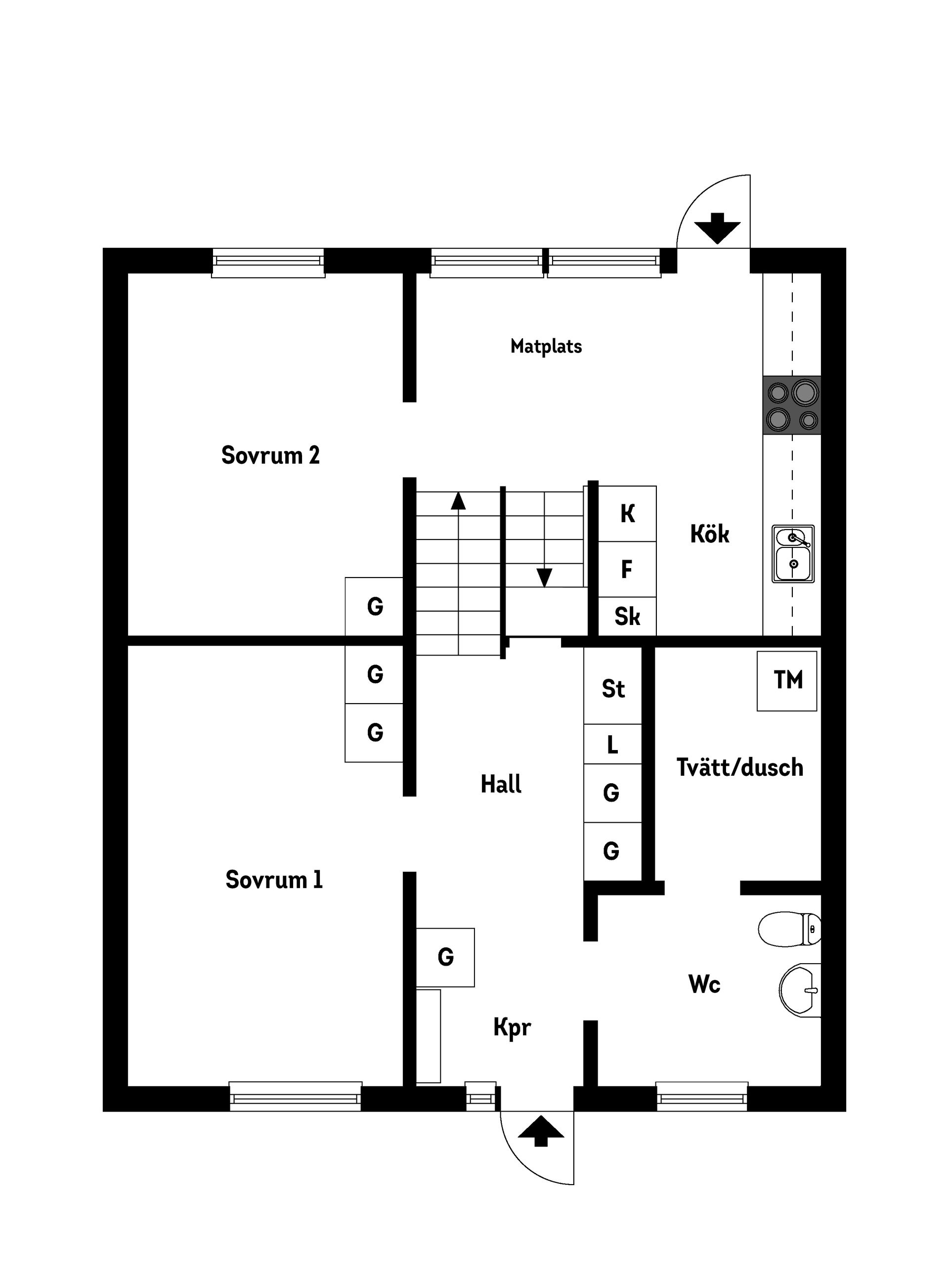 Villa, Radhus, Vikgatan 9B, Nynäshamn