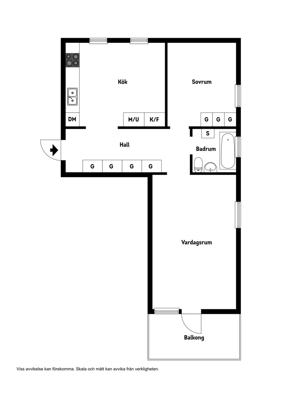 Bostadsrätt, Valthornsvägen 4E, Södra Nynäshamn, Nynäshamn