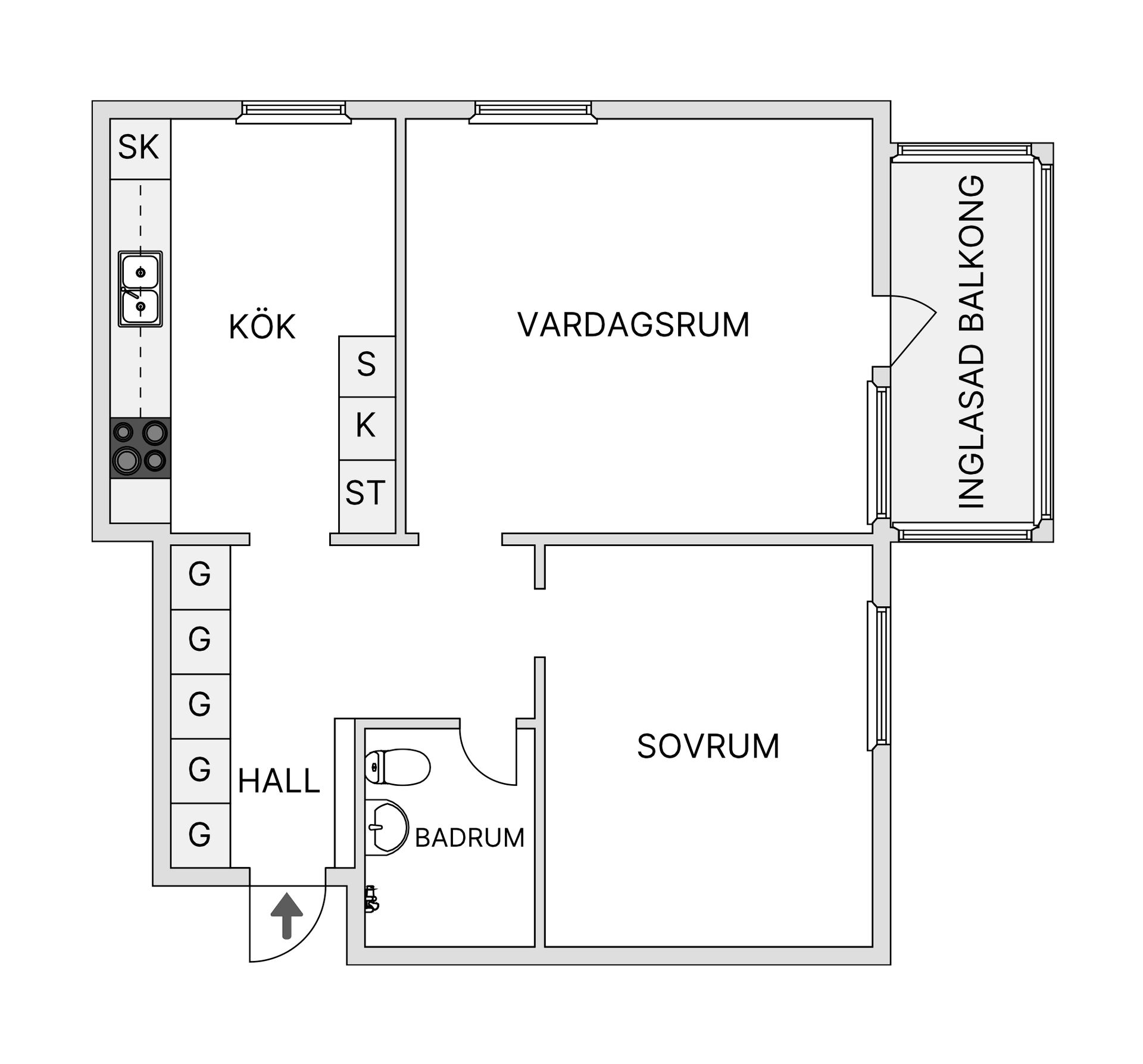 Bostadsrätt, Björkhemsgatan 25, Sjöbo, Borås