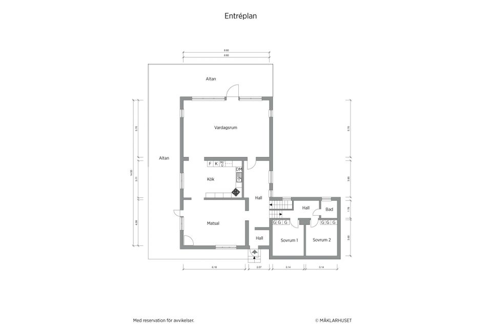 Villa, Hermelinsvägen 4, Södra Sävedalen, Partille
