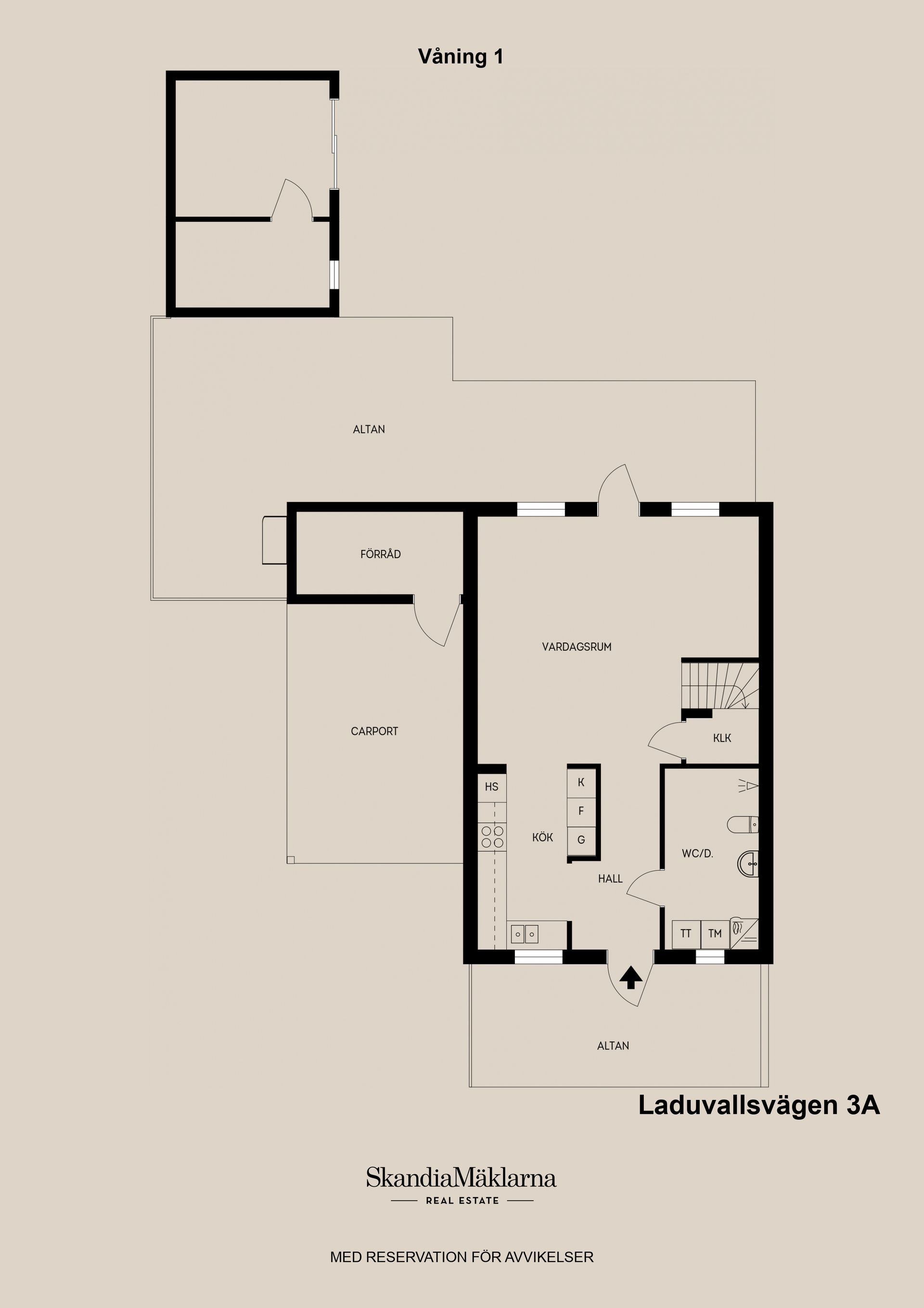 Radhus, Laduvallsvägen 3A, Säljan, Sandviken