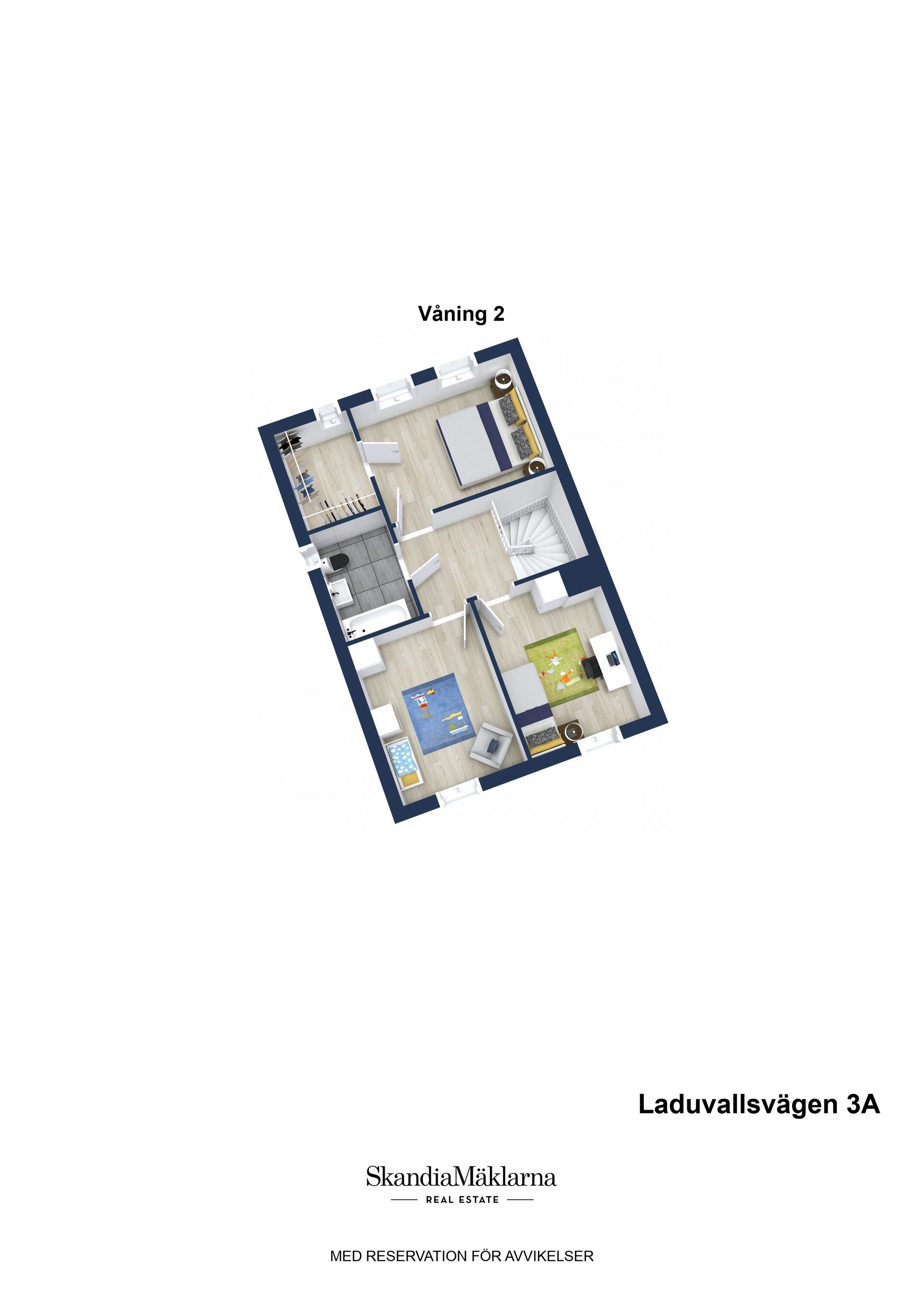 Radhus, Laduvallsvägen 3A, Säljan, Sandviken
