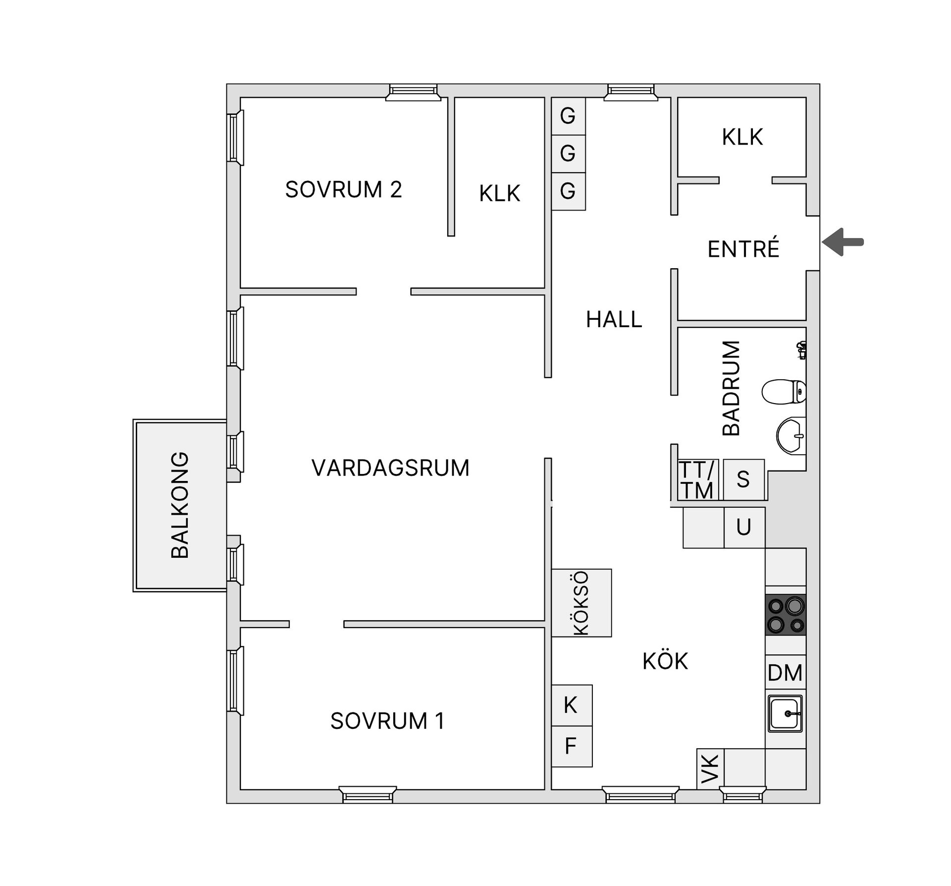 Bostadsrätt, Bruksparken 1, Hököpinge, Vellinge