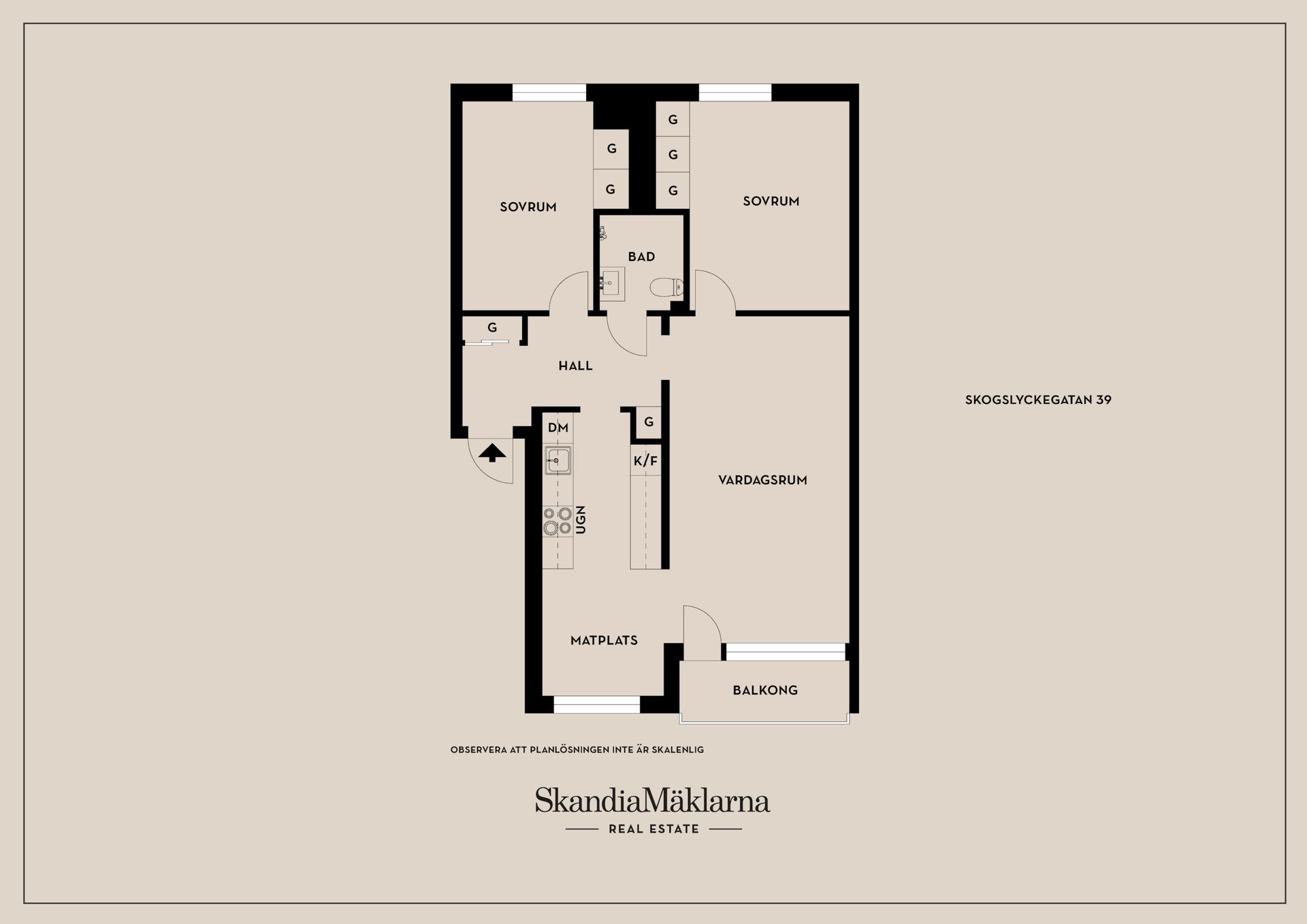 Bostadsrätt, Skogslyckegatan 39, Johannelund, Linköping