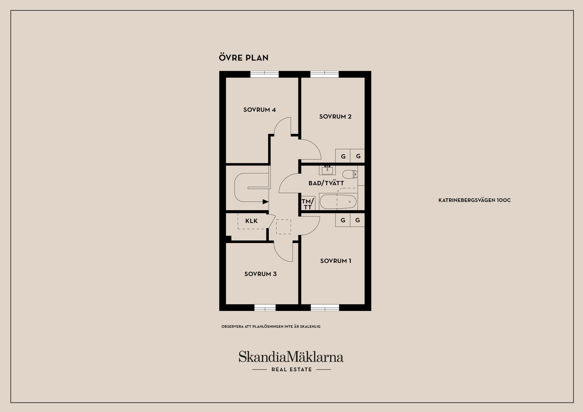 Radhus, Katrinebergsvägen 100C, Botkyrka